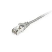 EQUIP Equip 605507 RJ45 omrežni kabel\, Patch kabel CAT 6 S/FTP 0.50 m siva pozlačeni konektorji 1 kos, (20421489)