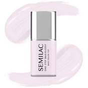 Semilac One Step Glossy 3v1 hibridni lak za nohte S235 breskev bež 7 ml