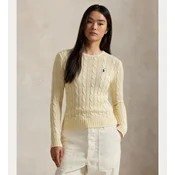 Polo Ralph Lauren za ženske. 211971869015 Julianna Pulover rumene barve (L), Priložnostno, Rumena, Bombaž