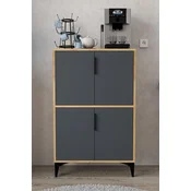 Hanah Home Multifunkcionalna komoda, Krem