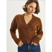 Bianco Lucci Pulover Pullover kamela
