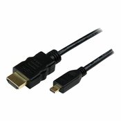 StarTech.com 3m High Speed HDMI® Cable with Ethernet - HDMI to HDMI Micro - M/M - 3 Meter HDMI (A) to HDMI Micro (D) Cable (HDADMM3M) - HDMI with Ethernet cable - 3 m