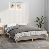 Vidaxl vidaXL Obtežena odeja s prevleko, siva, 135 x 200 cm, 6 kg, blago