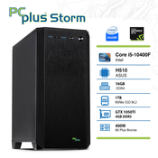 PCPLUS Storm i5-10400F 16GB 1TB NVMe SSD GeForce GTX 1050 Ti 4GB GDDR5 igraće stolno računalo