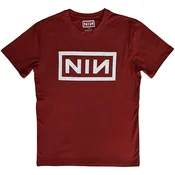 Nine Inch Nails Classic Logo Majica s kratkimi rokavi Red L