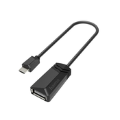 HAMA USB-OTG adapter, Micro-USB utikač - USB utičnica, USB 2.0, 480 Mbit/s