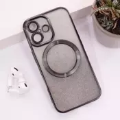 Maska Mag Case Electroplated za iPhone 16 crna