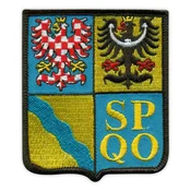 shumee Našitek Olomouškega kraja - grb - Magnetna podlaga - Vezen našitek/značka/emblem