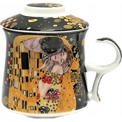 EKSKLUZIVNA SKODELICA Z INFUZORJEM GUSTAV KLIMT 350 ML KOT DARILO