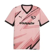 PUMA Palermo Calcio 26/27 Home Jersey Youth, Clothing, Light Pink/Black, 11-12Y
