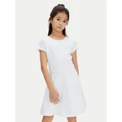 Calvin Klein Vsakodnevna obleka Skater LVCKSJH02G Bela Regular Fit