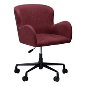 Bordo rdeč pisarniški stol Glam – DAN-FORM Denmark
