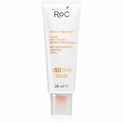 RoC Soleil Protect Anti Brown Spots Unifying Fluid lahki zaščitni fluid proti temnim madežem SPF 50 50 ml