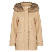 Only ONLBLAKE FUR HOOD PARKA COAT Bež