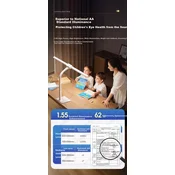 Kufire Stona lampa, 60cm, 10-15W, Bela