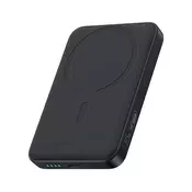 Power bank Baseus EnerFill FM11 10000mAh z magnetnim brezžičnim polnjenjem, 22.5W in USB-C kablom - black