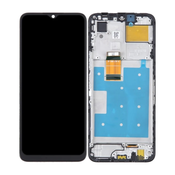 Honor X6 - LCD zaslon + steklo na dotik + okvir (Midnight Black) TFT
