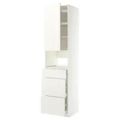 METOD / MAXIMERA Visoki element za ugradne uredaje, bela/Veddinge bela, 60x60x240 cm