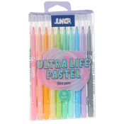 Set flomastera Junior - Ultra life, 10 pastelnih boja