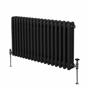 MONSTER Tradicionalni radiator s 3 stebri - 600 x 832 mm - črn, (21569752)