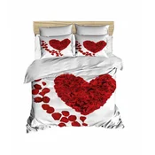 Lessentiel Maison Komplet posteljina 199, 160x220cm, Belo-crvena