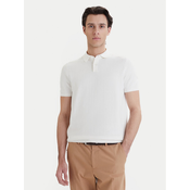 Bugatti Polo majica 7100-75518C Écru Regular Fit