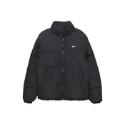 Pull&Bear Prehodna jakna črna/bela