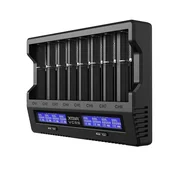slomart XTAR VC8SSET komplet polnilnika za baterije z napajalnikom