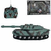 RC Bojno vozilo na daljinsko upravljanje s kamuflažnim vzorcem z lučjo in zvokom 1/32