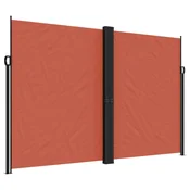 Vidaxl Zložljiva stranska tenda terakota 220x1000 cm