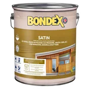 Bondex Debeloslojni premaz za les Satin brezbarvno 5 l