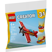 Konstruktor LEGO Creator 3 u 1 - Kultni crveni avion (30669)