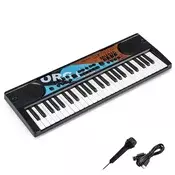 Northix Otroška električna klaviatura 49 tipk USB mikrofon ABS