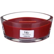 Woodwick Cinnamon Chai dišeča sveča z lesenim stenjem (hearthwick) 453 g