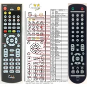 General NAD DVD6 - compatible General-branded remote control