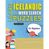 LEARN ICELANDIC WITH WORD SEARCH PUZZLES FOR BEGINNERS - Discover How to Improve Foreign Language Skills with a  Fun Vocabulary Builder. Find 2000 Wor