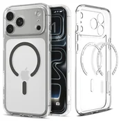 Spigen - Ultra Hybrid MagSafe maska za iPhone 17 Pro Max ACS10283 - Prozirna/Grafit