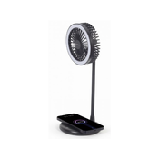 Gembird Stolna LED lampa s ventilatorom i bežicnim punjenjem