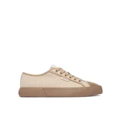 Calvin Klein Jeans VULC LOW LACEUP AOP CANVAS Bež