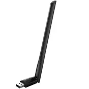 TP LINK Wi-Fi USB Adapter 150Mbps/433Mbps(2.4GHz/5GHz) AC600 High Gain Dual-Band 802.11ac, WPA2/WPA (ARCHER T2U PLUS)