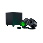 Razer Nommo V2 Pro Lautsprechersystem – 2.1 Lautsprechersystem mit Razer Chroma Beleuchtung und Wireless Control Pod