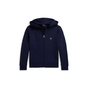 Polo Ralph Lauren pulover s kapuco otroški z bombažem