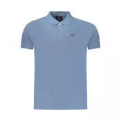 Moška polo majica v cijan barvi