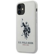 US Polo USHCP12SSLHRWH iPhone 12 mini 5,4 biely/white Silicone Collection (USP000067)