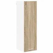 Vidaxl Viseča omarica Sonoma hrast 30 x 31 x 100 cm Konstruiran les