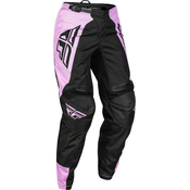 Ženske hlače za motokros FLY Racing F-16 2024 black-lavender