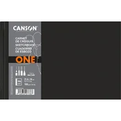 Canson Skicirka CANSON ONE, 216 x 140 mm, črna, (21654785)