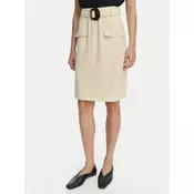 HUGO Midi krilo Randa 50559313 Svetlo bež Regular Fit