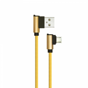 V-TAC Kabel Micro USB, 1 m, zlati, 2,4 A