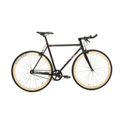 Quella Nero/Cream fixie kolo